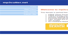 Tablet Screenshot of mp3cutter.net